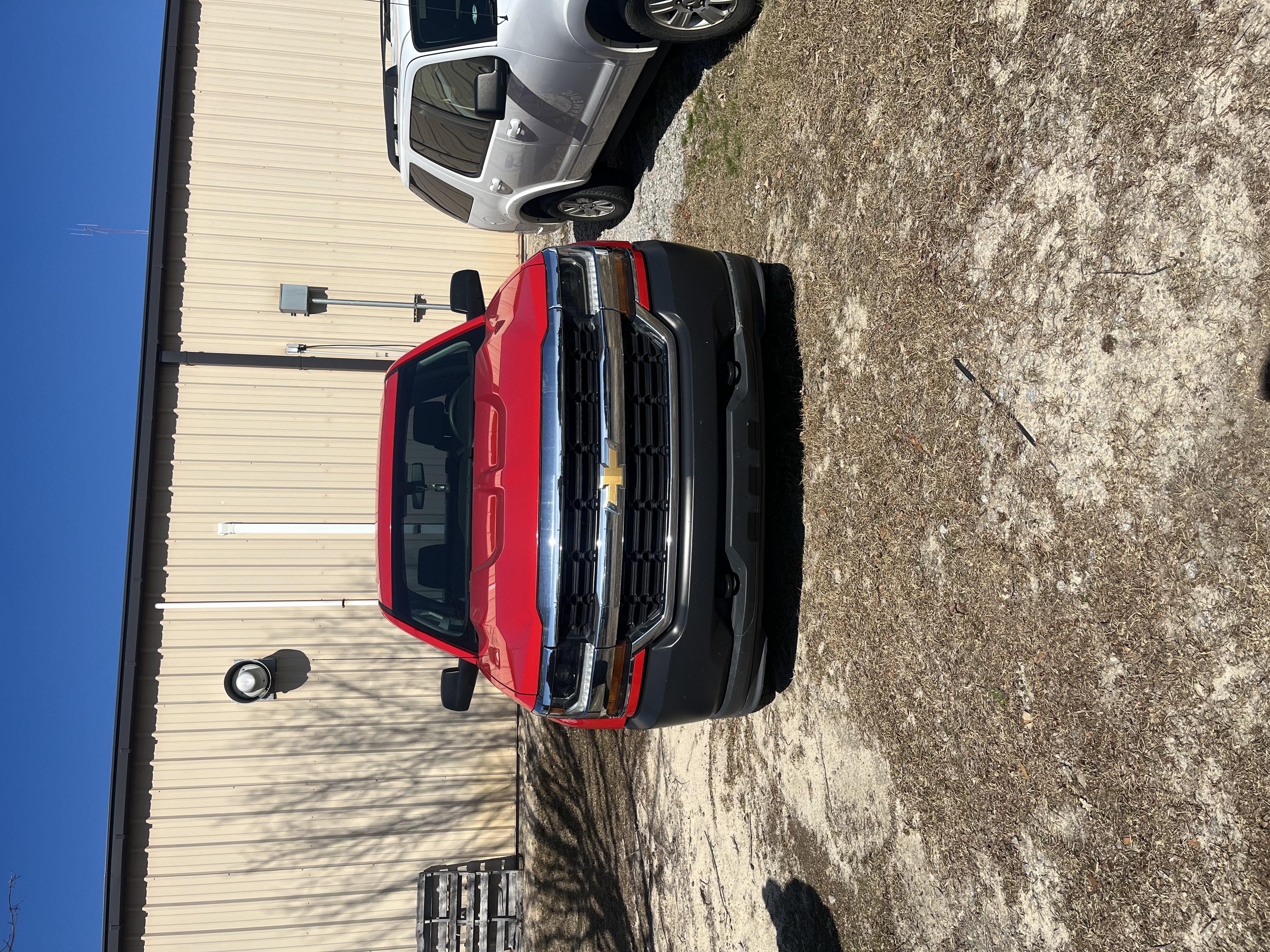 2018 Chevrolet Silverado Red